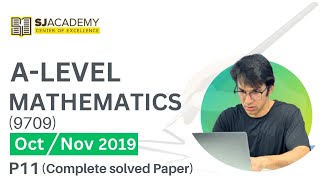 As Level Math |Oct/Nov|9709|2019| P11| Complete Solved Paper News