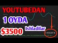 Youtube 3700 topdilar 1 oyda