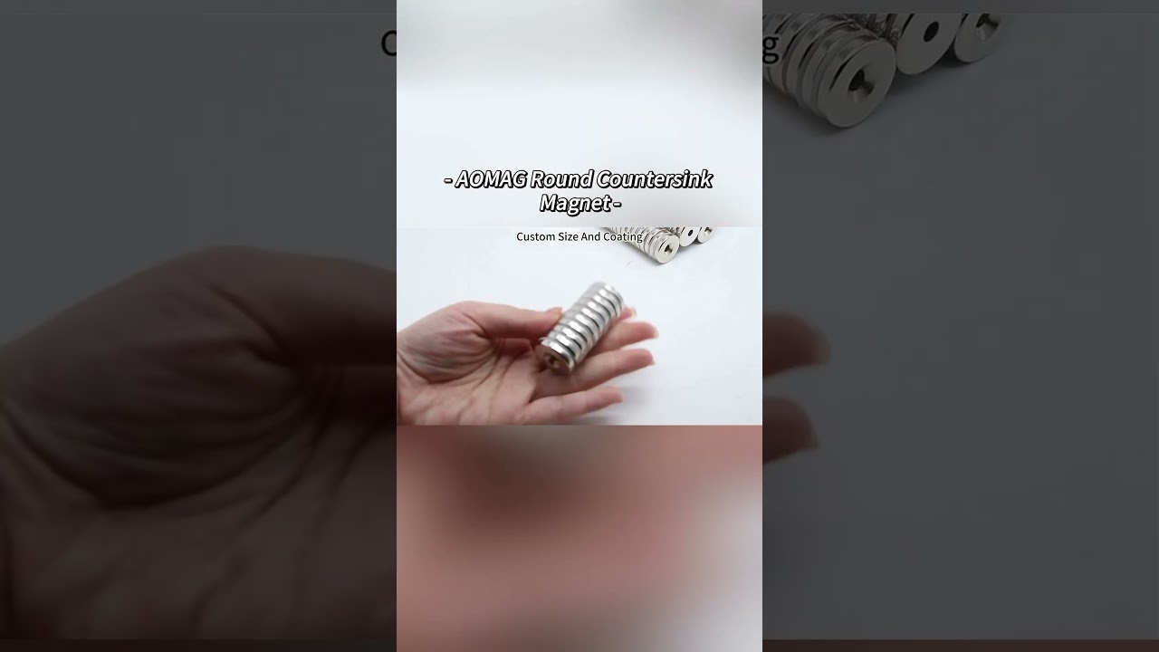 Permanent Neodymium Magnet with Countersunk 