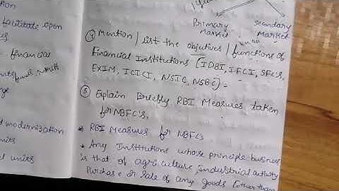 3rd sem Bcom Indian Financial Services Module - 02 ll Important Questions with Answers ll