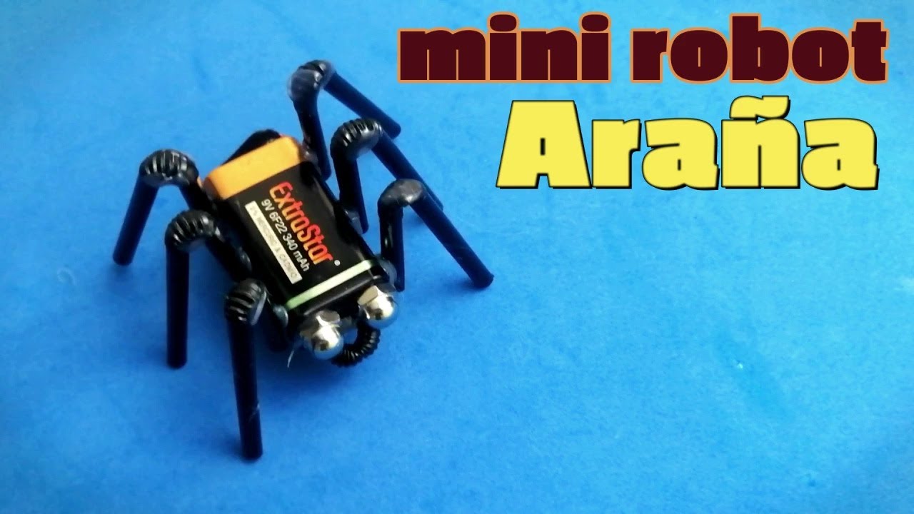 Cómo Hacer un Robot Araña Casero ( Fácil de Hacer)