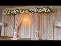 DIY - Stage Setup with candle wall diy - Wedding Decor