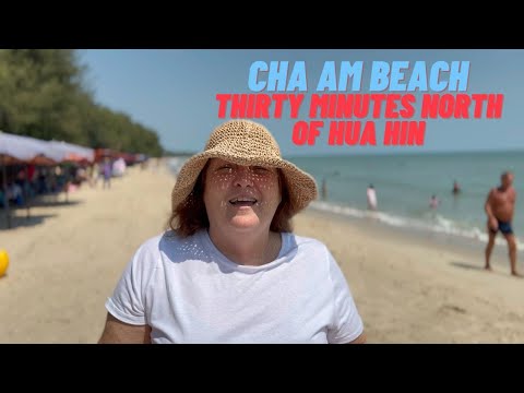 Cha Am Beach thirty minutes north of Hua Hin