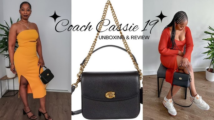 COACH CASSIE 19 - What Fits Inside Mod Shots First Impressions Review -  Convertible Crossbody Bag 