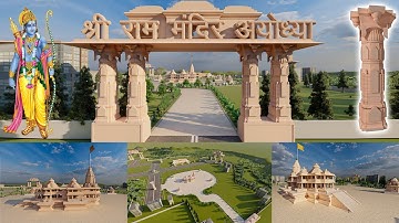 Ayodhya Ram Mandir 3D Animation 3d walk through  (3D Model+Animation) #Shivaji R Design