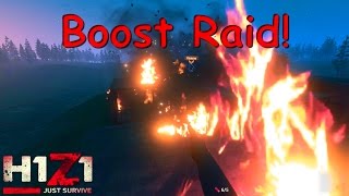 |H1Z1 Just Survive| Boost Raid at the Military Base!