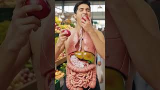 The Digestive Journey of an Onion | 3D Human Body Animation #bodyscience #healthtips #humanbody