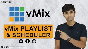 vMix Automatic Playlist with vMix Scheduler | KGS Tech Support | Hindi Tutorial Part 8