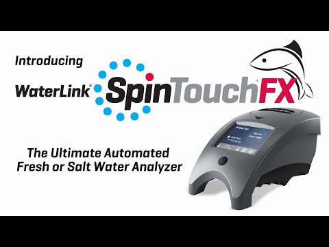 The Innovative WaterLink® Spin Touch® FX by LaMotte Company for Aquaculture and Aquarium Systems