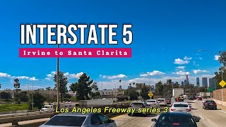 [4K Full Video] Notorious traffic all day. Interstate 5, through Los Angeles downtown.