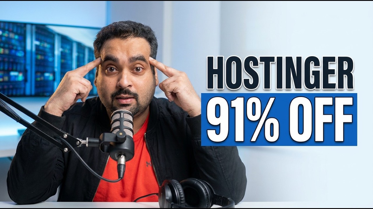Hostinger Coupon Code 2026: Get Up to 91% OFF Hosting +… — Transcript