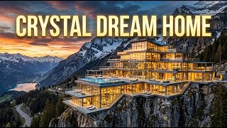 Breathtaking Alpine Cliff Mansion: Inside The Terraced Crystal Palace