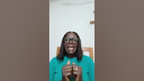 Introductory video to Yoruba teaching.