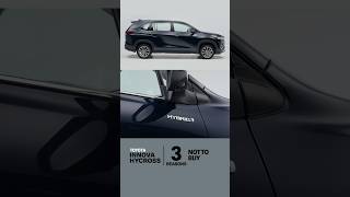 Three Reasons Not To Buy One | Toyota Innova HyCross FAQ #3