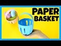 How to make a paper basket  easter paper craft idea