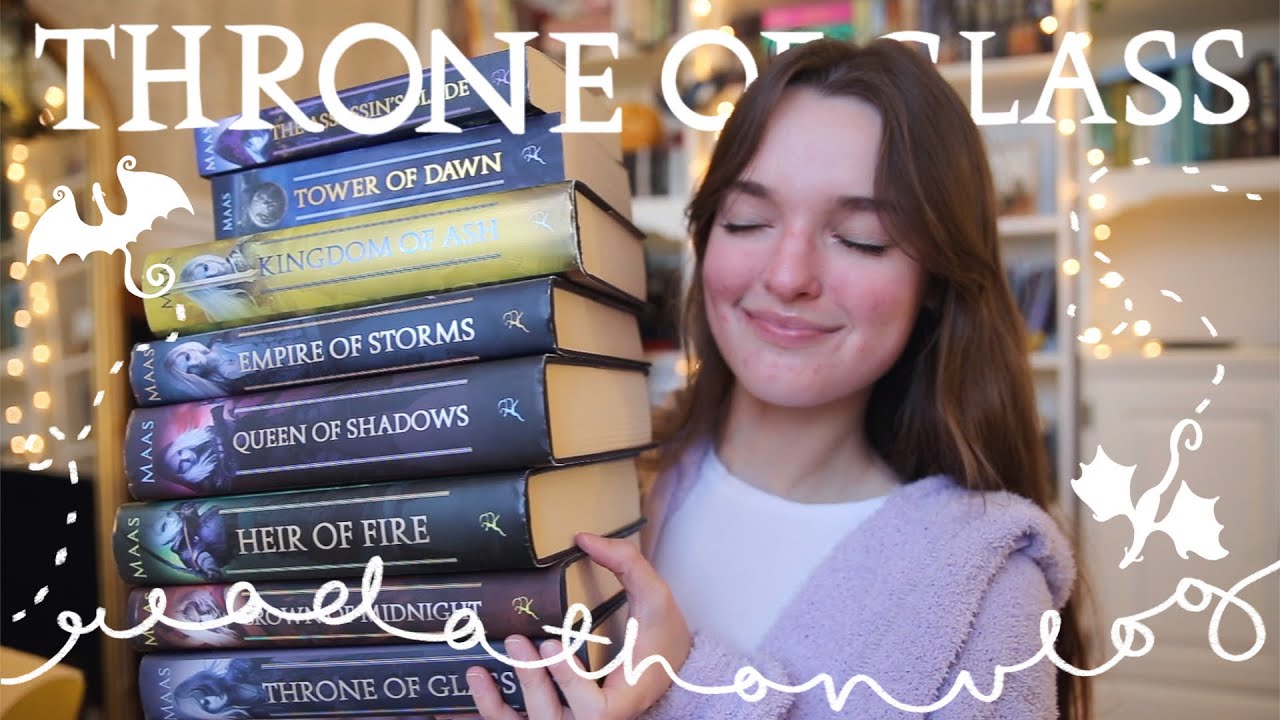 48 HOUR READATHON✨🐉🌙 | reading throne of glass books for 48 hours!