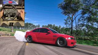 Drift Training with legendary BMW E46 M3 | Steering wheel - Logitech G923 | Xbox series X