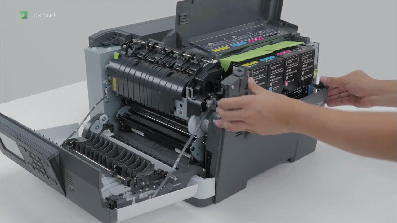 Lexmark CS521 Atık Toner Değiştirme YouTube