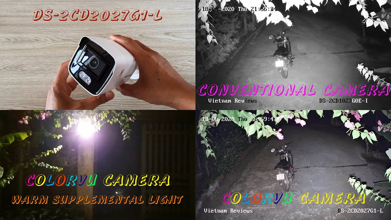 Hikvision ColorVu Camera DS-2CD2027G1-L - Provide Bright Color Video 24/7 -  Best Value 2020 - YouTube