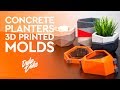 3D Printed Concrete Planter Mold / Anet A6 / Molde Maceteros de Cemento impresos en 3D