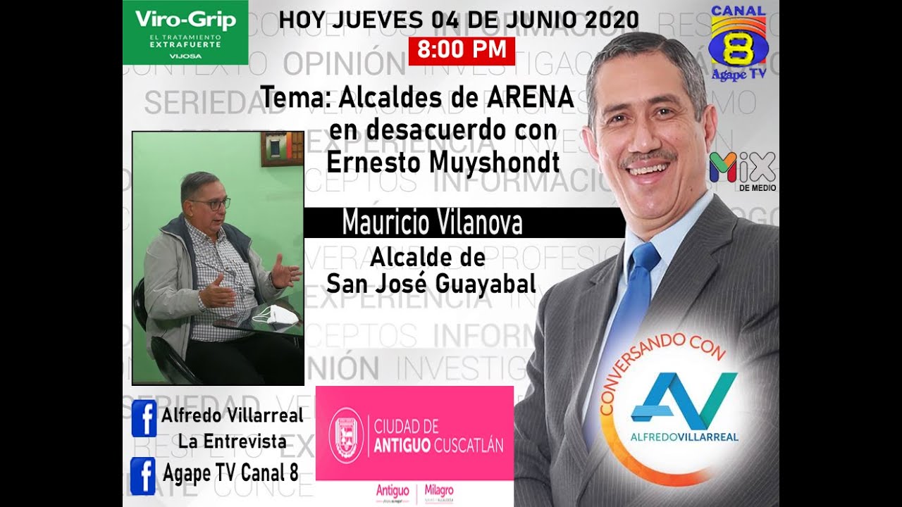 CONVERSANDO CON ALFREDO VILLARREAL JUEVES 04 DE DE JUNIO 2020 YouTube