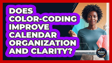 Does Color-Coding Improve Calendar Organization And Clarity?