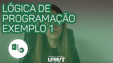 EXCEL COM VBA - LÓGICA DE PROGRAMAÇÃO - EXEMPLO 1
