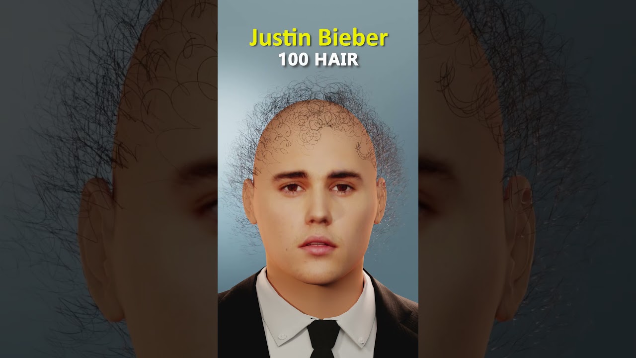 Justin Bieber Hair simulation 