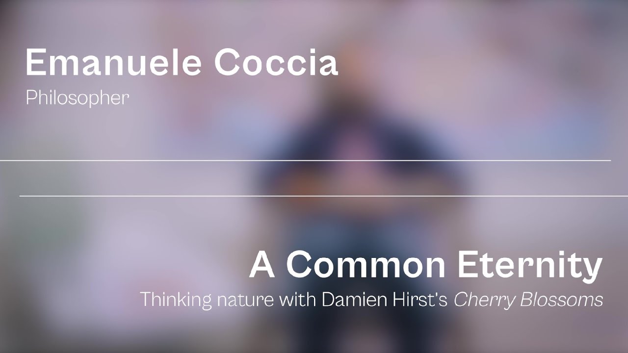 Emanuele Coccia — An encounter with contributors from the catalog “Cherry Blossoms”