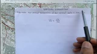 Geography Mapwork: How to calculate Vertical Exaggeration.