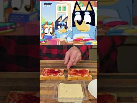 Cheese And Jammin' It Up With The Blueys! Shorts Bluey Jam Toast