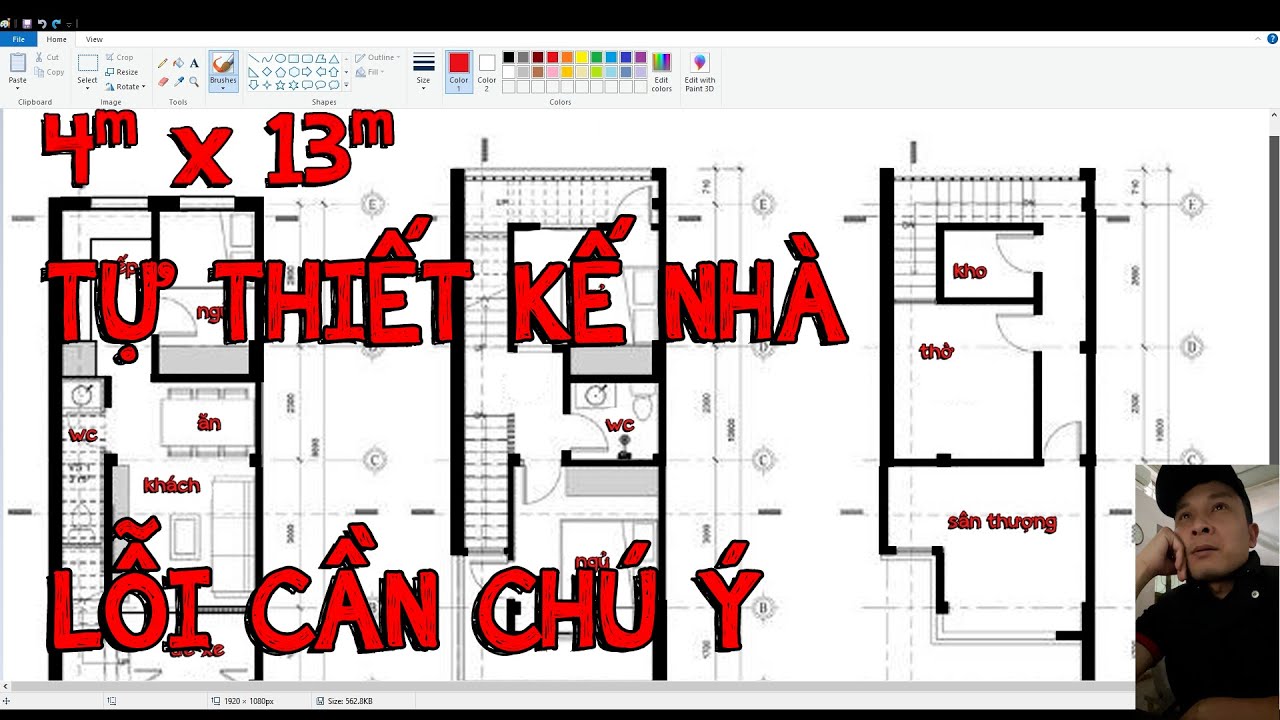 Tự thiết kế nhà cần chú ý, phân tích lỗi thiết kế cơ bản