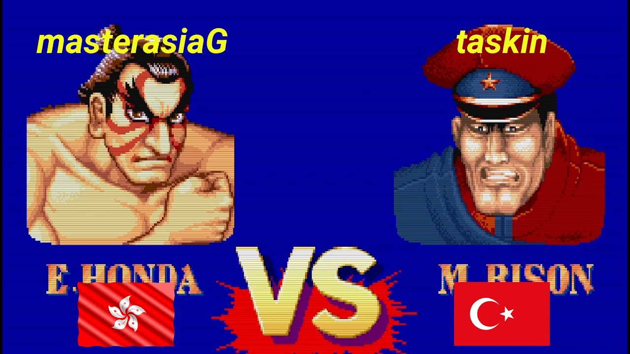 Taskin B Street Fighter 2 Champion Edition - masterasiaG(C) vs taskin(B). E ...