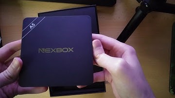 NEXBOX A5 4K TV Box Amlogic S905X 1GB DDR3 + 16GB unboxing 4K 2160p video