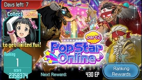 SAO Memory Defrag Global - Pop Star Online part 2 Master+1 No Damage