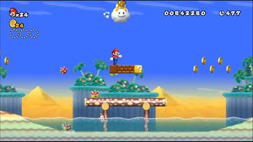 Creating an Oasis Level! New Super Mario Bros Wii Timelapse