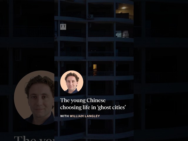 China’s ‘ghost cities’ find new life among urban castaways | FT #shorts