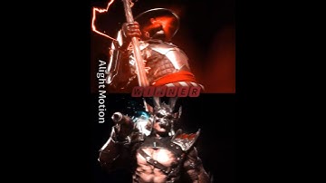 Dark Raiden (Amulet) VS Shao Kahn (Power of Blaze) #raiden #shaokahn #mk1 #mk11 #mk9 #mkx #shorts