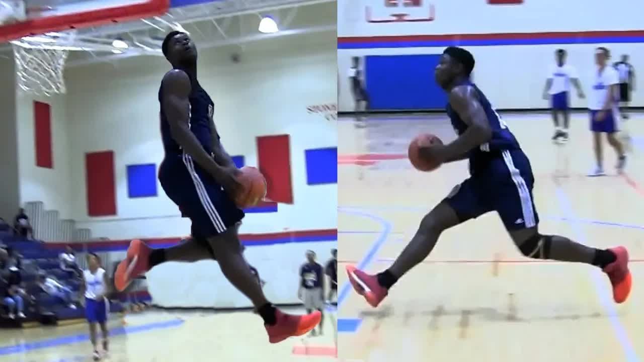 Zion Williamson's Killing 360 Windmill Dunks - YouTube