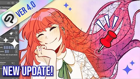 New Features in Clip Studio Paint Ver. 4.0 ! ✨