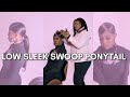 Low Sleek Side Swoop Ponytail | Natural Hair | Best 2022 Method