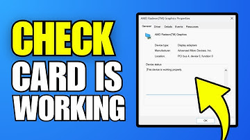 How To Check Graphics Card is Working (Windows 11)
