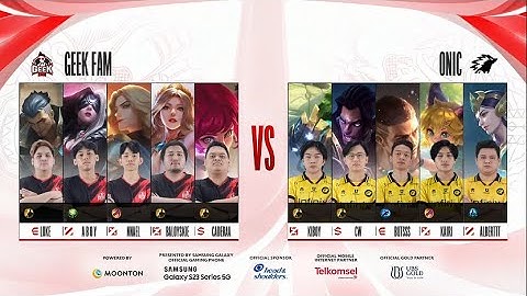 ONIC vs Geek FAM - Game 2 - MPL ID S12 | Regular Season Day 4 Week 1 | English