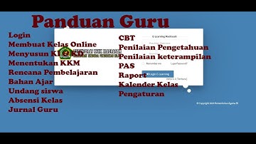 E-Learning Madrasah #Part_4 Panduan Guru
