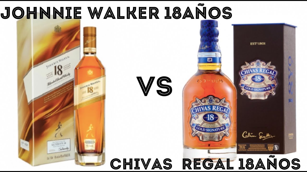 Johnnie Walker 18 años VERSUS Chivas Regal 18 años (#130
