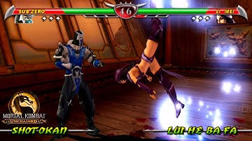 Mortal Kombat _ Mortal Kombat Unchained (SUB-ZERO Hardest Fight) Android Offline Gameplay [PPSSPP]