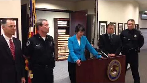 U.S. Attorney Wendy Olson at hate crimes press conference