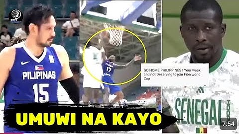 Pinapauwi ng SENEGAL ang Gilas pilipinas! Ganti ng API ! Gilas vs Senegal