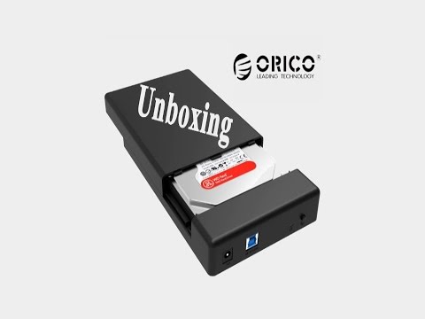 Unboxing ORICO 3588US3 Portable 2.53.5inch SSDHDD Enclosure Case