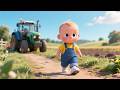 Boom Farm Tractor 🚜 | Learn Animals, Numbers & Fun Learning for Kids